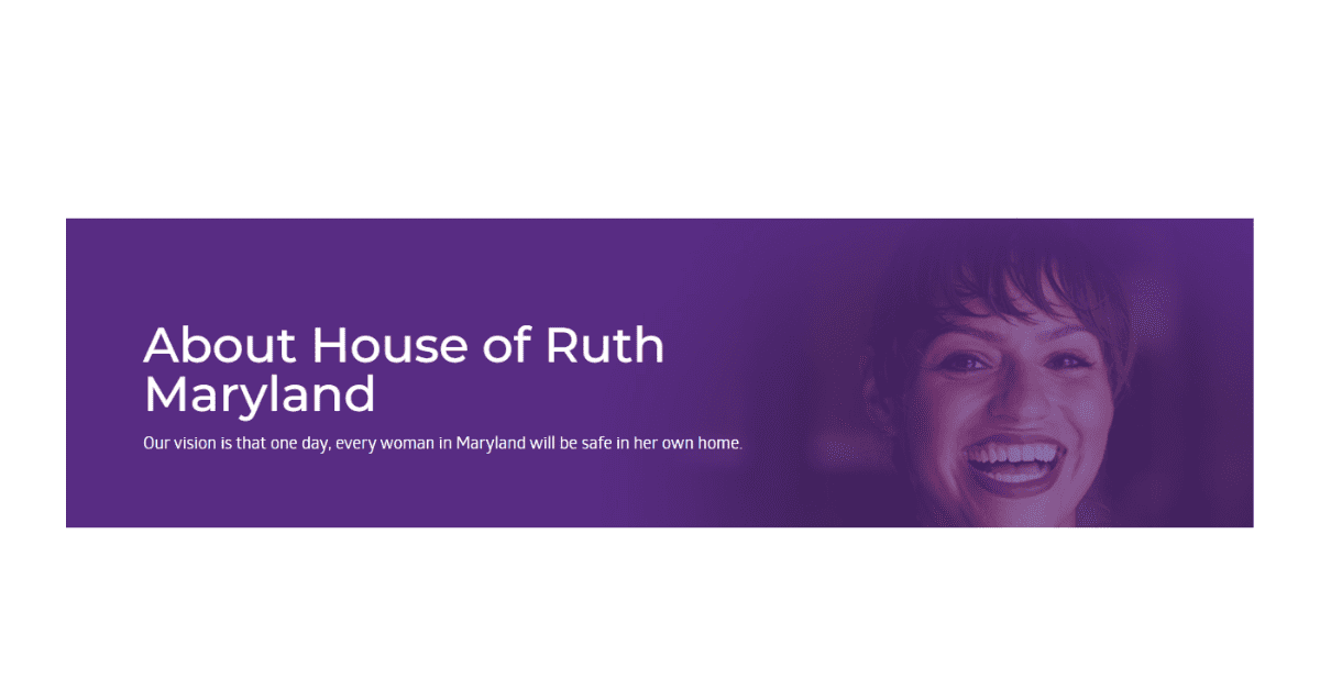 The House of Ruth Stop Domestic Violence in Maryland!