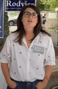 This is a photograph of Sarah Elfreth, a Maryland state senator. 