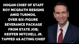 Keiffer Mitchell Jr. taped as new acting chief of staff.