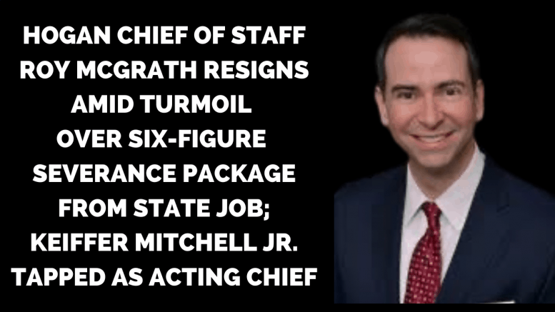 Keiffer Mitchell Jr. taped as new acting chief of staff.