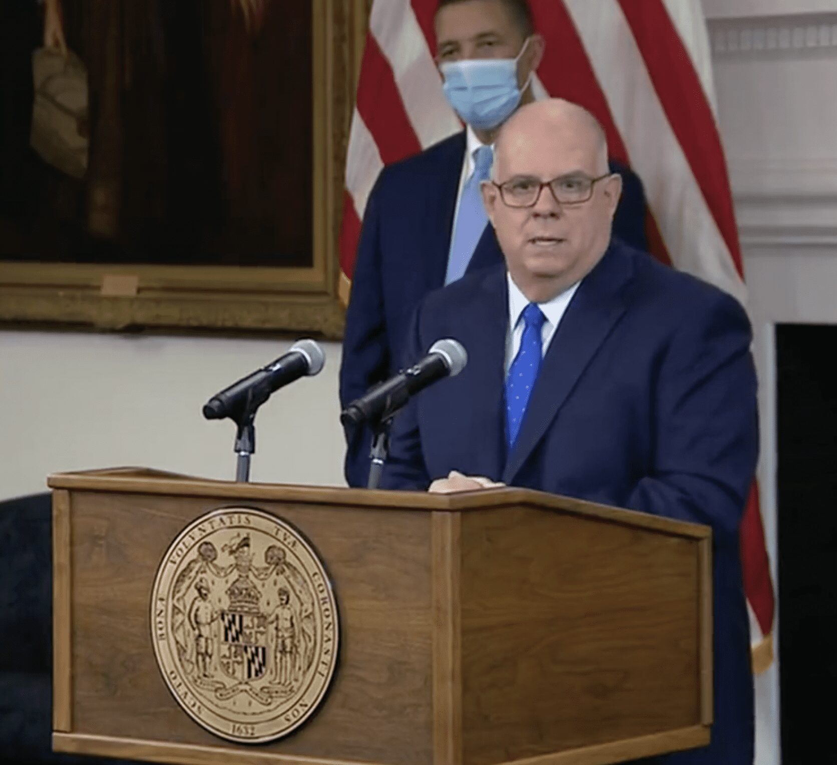 Hogan says Maryland gubernatorial candidate Dan Cox is a QAnon whackjob