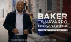 Rushern Baker's Baltimore City crime ad