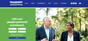 2022 Maryland governor race: Peter Franchot's website homepage