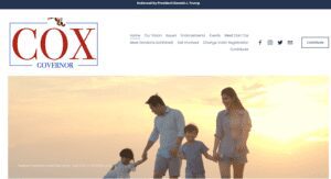 2022 Maryland Governor Race: Dan Cox Campaign Website 