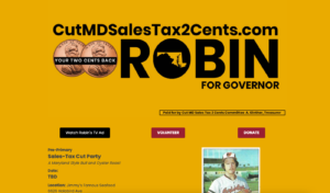 2022 Maryland Governor Race: Robin Ficker Campaign Website 