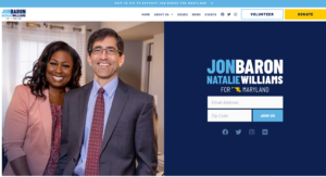 2022 Maryland governor race: Jon Baron campaign website. 