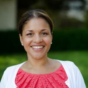 This is a photograph of Lucinda Ware, a prominent staffer for Wes Moore. 