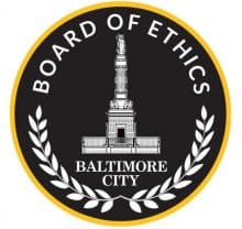 This is an image of Baltimore City's Ethics Board logo.