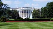 This is a photograph of the White House.