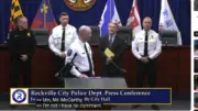 This is a photograph of Rockville Police and States Attorney John McCarthy on Tuesday, February 10, 2026, speaking about the Wootton High School shooting that occurred on Monday, February 9, 2026.