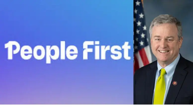 David Trone is pictured in this image with People FIrst's branding. People First pays "political influences" to post on David Trone's signature campaign issues in Maryland's 6th Congressional District.