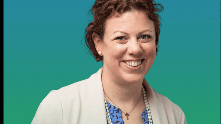 This is an image of Katie Nash on a David Trone graphic, endorsing Trone in the 2026 6th Congressional District Democratic primary.