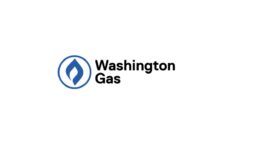 Washington Gas company logo, the regulated natural gas utility serving 513,000 Maryland customers across five counties.
